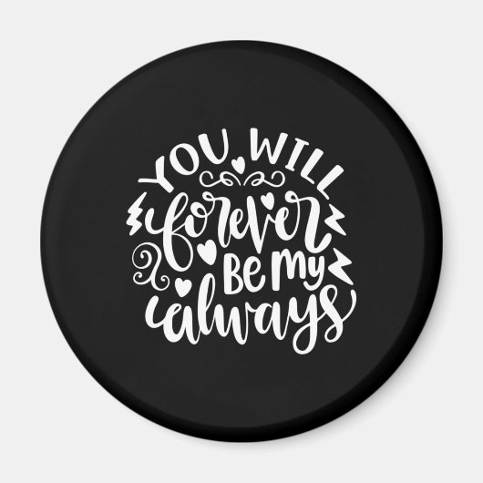 結婚ギフト | あなたは永遠に私の愛 マグネット (正面)