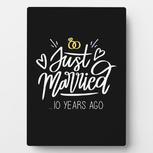 結婚ギフト | 結婚10周年 フォトプラーク (正面)