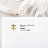 結婚クロス住所 シール (インサイチュ)