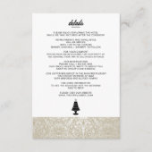 結婚ケーキ エンクロージャーカード (正面)