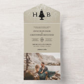 結婚ケーキ オールインワン招待状 (内側)