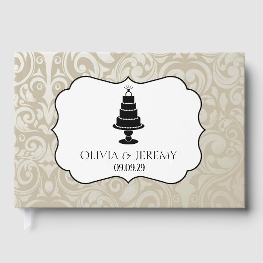 結婚ケーキ ゲストブック (正面)