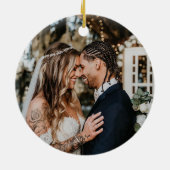 結婚ケーキ セラミックオーナメント (裏面)