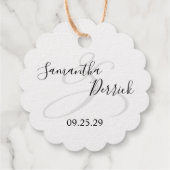 結婚ケーキ フェイバータグ (裏面)