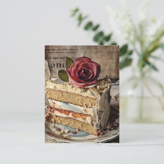 結婚ケーキ ポストカード (スタンド正面)