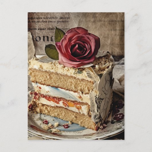 結婚ケーキ ポストカード (正面)