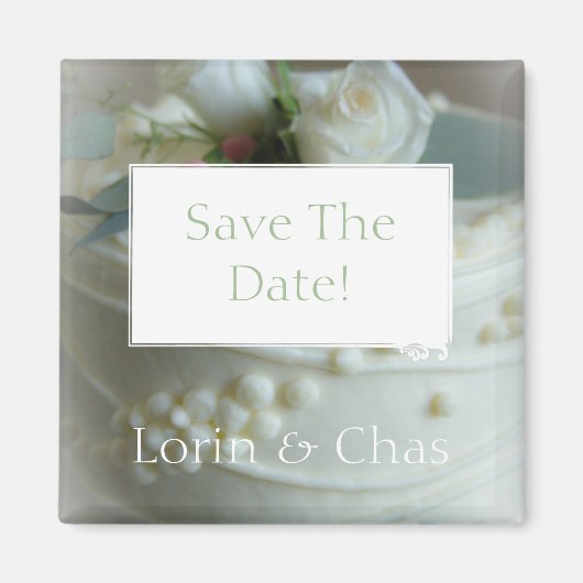 結婚ケーキ マグネット (正面)