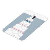 結婚ケーキ マグネット (左側)