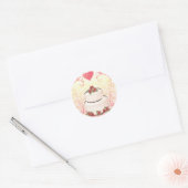 結婚ケーキ ラウンドシール (封筒)