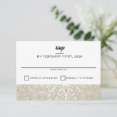 結婚ケーキ 出欠カード (スタンド正面)