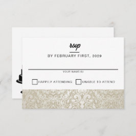 結婚ケーキ 出欠カード