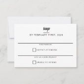 結婚ケーキ 出欠カード (正面)