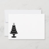 結婚ケーキ 出欠カード (裏面)