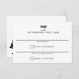 結婚ケーキ 出欠カード