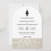 結婚ケーキ 招待状 (正面)