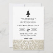 結婚ケーキ 招待状 (正面)