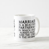 結婚ゲンカおもしろマグカップ コーヒーマグカップ (正面右)