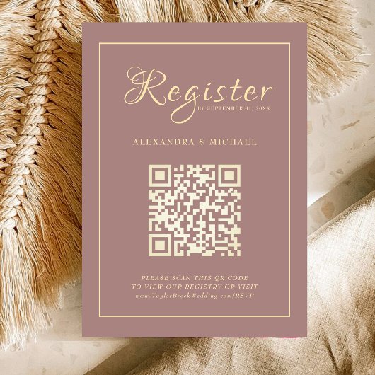 結婚サイト エレガント ゴールド タイポグラフィー RSVP エンクロージャーカード