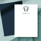 結婚サンキューカードエレガント紋章 サンキューカード