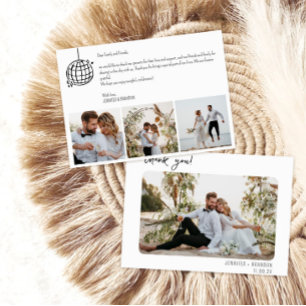 結婚サンキューカードディスコ サンキューカード