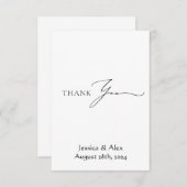 結婚サンキューカード サンキューカード (正面/裏面)