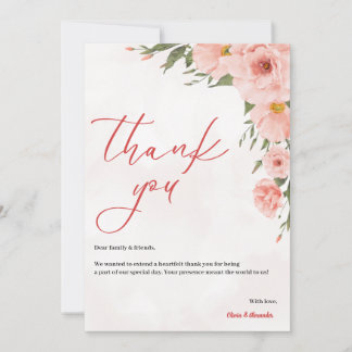 結婚サンキューカード シーズンカード