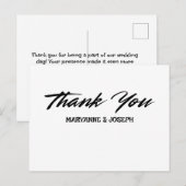 結婚サンキューカード ポストカード (正面/裏面)