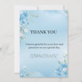 結婚サンキューカード 招待状 (正面)