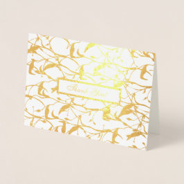 結婚サンキューカード 箔カード