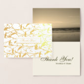 結婚サンキューカード 箔カード (ディスプレー)