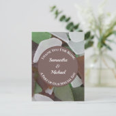 結婚サンキューシーグラスビーチ式 ポストカード (スタンド正面)