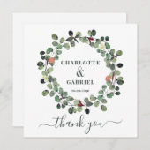 結婚サンキューユーカリ サンキューカード (正面/裏面)