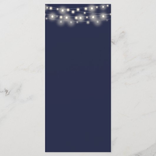 結婚サンキューライツネイビーブルー座席表 メニュー (裏面)