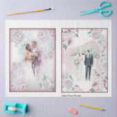 結婚シリーズデザイン1 薄葉紙 (クラフト)