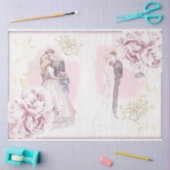 結婚シリーズデザイン5 薄葉紙 (クラフト)