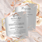 結婚シルバーバラ金ゴールド予算メニュープログラム チラシ