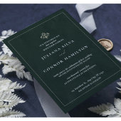 結婚シンプル,クラシックモノグラ結婚ムのモダン，月 招待状