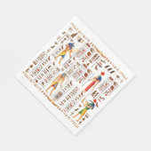 結婚スタイル金ゴールドエジプト象形象形神 スタンダードランチョンナプキン (角)