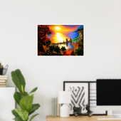 結婚ズアットマラガコーブ ポスター (ホームオフィス)