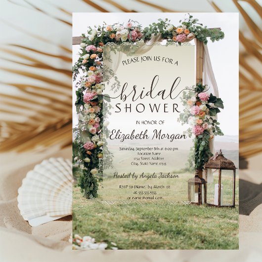 結婚ズアーバーランタンブライダルシャワー 招待状