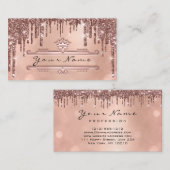 結婚ズイベントプランナーバラグリッタードリップスクラウン 名刺 (正面/裏面)