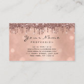 結婚ズイベントプランナーバラグリッタードリップスクラウン 名刺 (裏面)