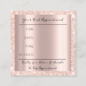 結婚ズイベントプランナーバラ金ゴールド紙吹雪ドリップスルクス 予約カード (裏面)