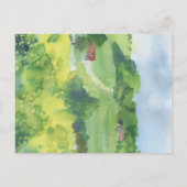 結婚ズウィークエンドアシュトンヒルズ観光招待状 インビテーションポストカード (裏面)