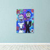 結婚ズカップルディアデロスムエルトス キャンバスプリント (インサイチュ (ウッドフロア))