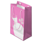 結婚ズガウンピンク抱き枕小 スモールペーパーバッグ (正面アングル)