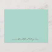 結婚ズガウンブライダルシャワー招待状 インビテーションポストカード (裏面)