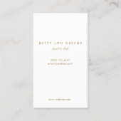 結婚ズケーキデコレータペストリーショップベーカリー 名刺 (裏面)