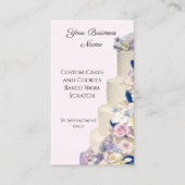 結婚ズケーキベーカリーピエレガントンクカスタムQRコード 名刺 (正面)