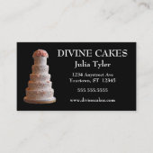 結婚ズケーキ&ピンクローゼズベイカーベーカリーケーキショップ 名刺 (正面)